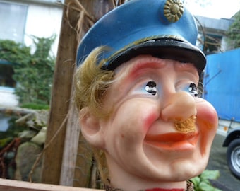 Policeman hand puppet / Casperle doll