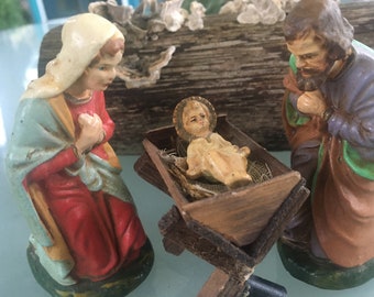 Erzählfiguren Krippenfiguren Erzählfigur "Maria+Jesuskind" 28cm wie Egli-Figur 