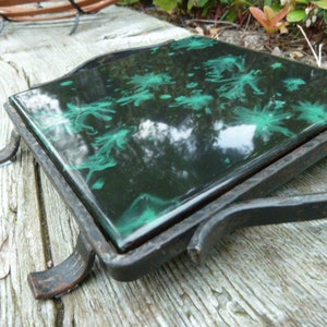 coasters,tile,wrought iron,tile,60s,