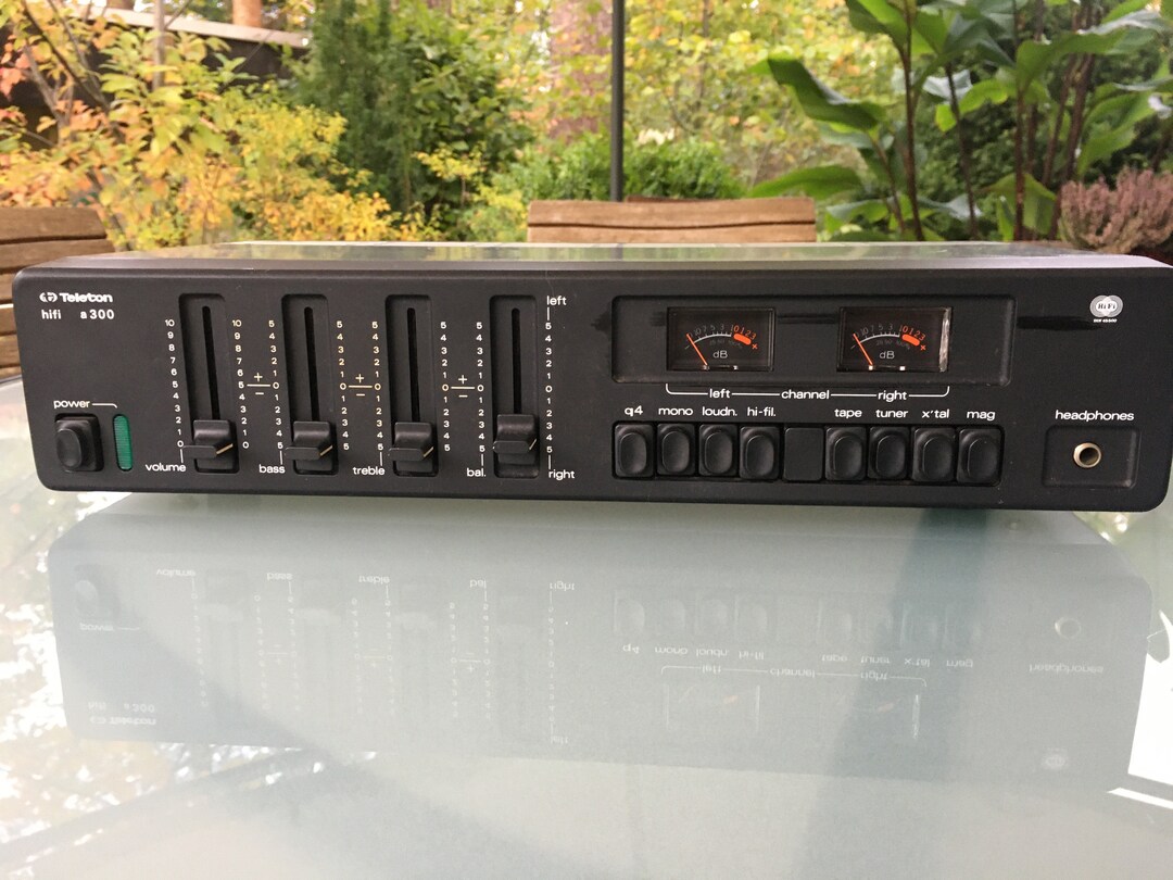 Solid State Stereo Hifi Amplifier Teleton A300 70s Vintage Etsy