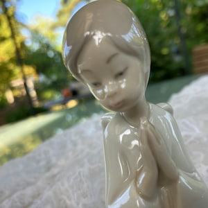 LLADRO Nao Angel kneeling praying Spain