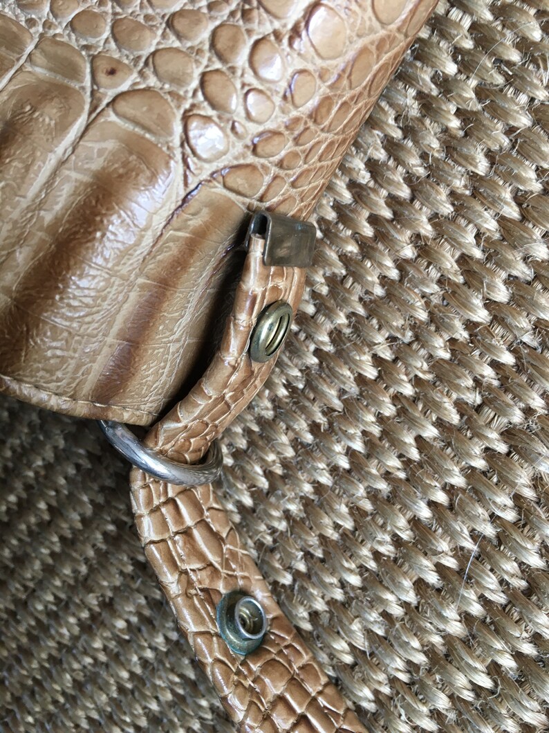 Handtasche / Kroko Vintage / Damentasche / Bild 6