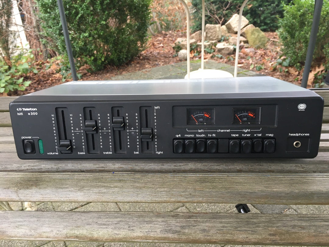 Solid State Stereo Hifi Amplifier Teleton A300 70s Vintage Etsy