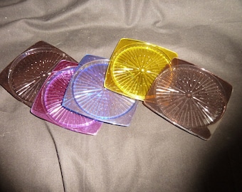 Coasters Retro Vintage 60's Plastic Coasters