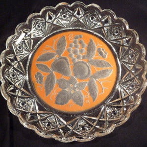 Glass plate / cake / cake plate/ serving plate/