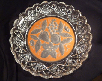 Glass plate / cake / cake plate/ serving plate/