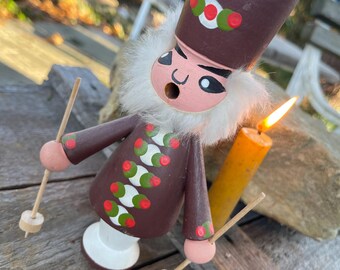 Vintage incense smoker from the Ore Mountains, 1960s, GDR, EXPERTIC smoker, GDR