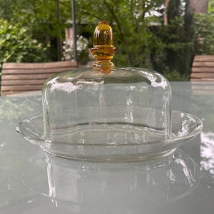 Glass Classic Cheese Dome Butter Dome Cheese Glass Antique Butter Dish