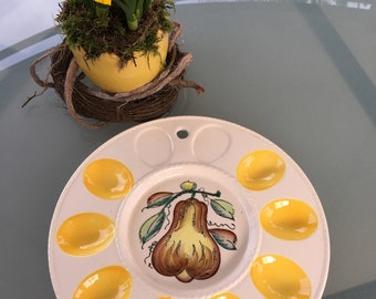 Egg plate/ Eye-catcher/ Easter /Egg plate / Pear/