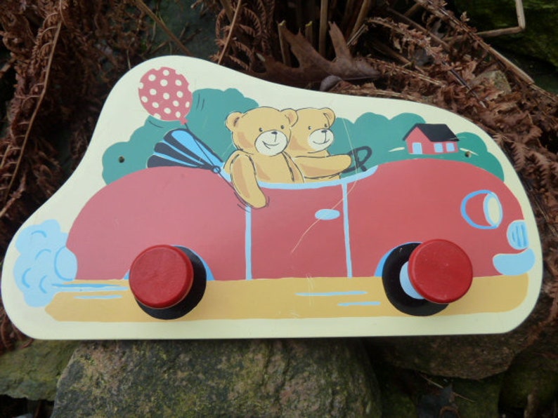 Kindergarderobe /Teddy/Auto/Vintage, Bild 1