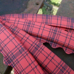 Wardrobe hangers / hangers / retro / plaid /