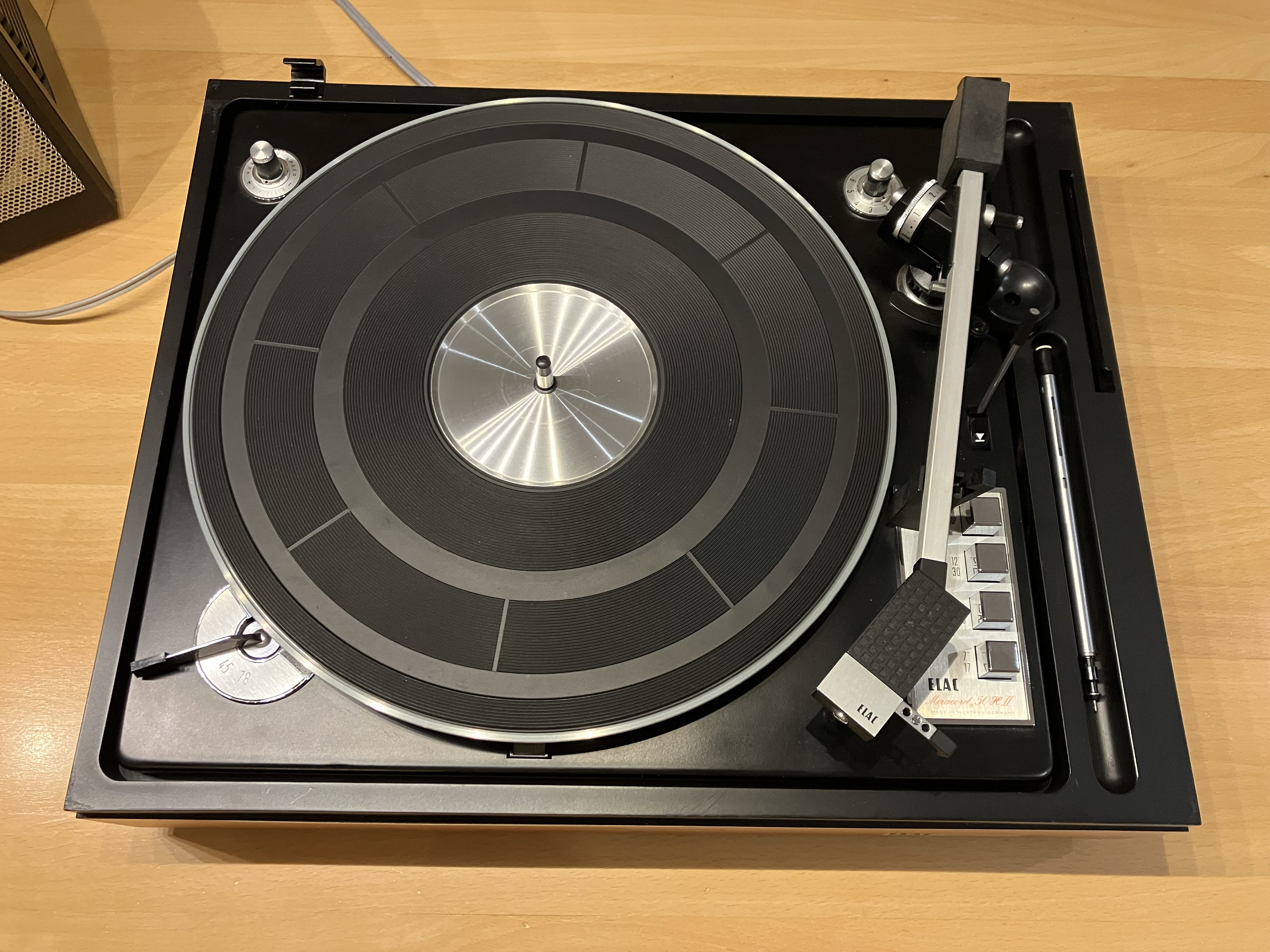 Record Player Turntable Records Vintage 70s Elac PC 50 H II Hifi