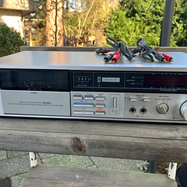 Technics M 226 A Tapedeck Kassettendeck vintage Cassette Player & Recorder