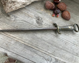 Slipstål, knivslipare, antik 1920-tals gammelmormors slipjärn