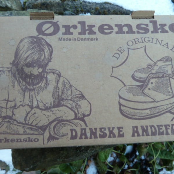 DANSKE ANDEFØDDER Schuhkarton, Vintage