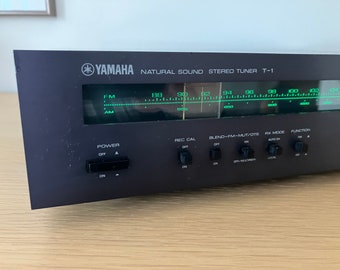 Yamaha T-1 stereo tuner zeldzaam vintage natuurlijk geluid AM/FM stereo tuner vintage hifi
