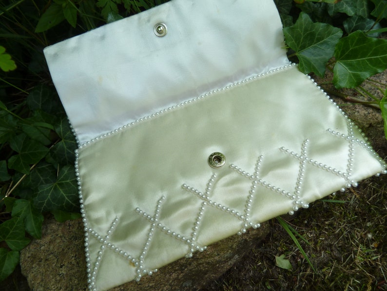 Abendtasche / Täschchen / Clutch / Vintage/Perlen/ Bild 2