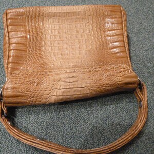 Handtasche / Kroko Vintage / Damentasche / Bild 2