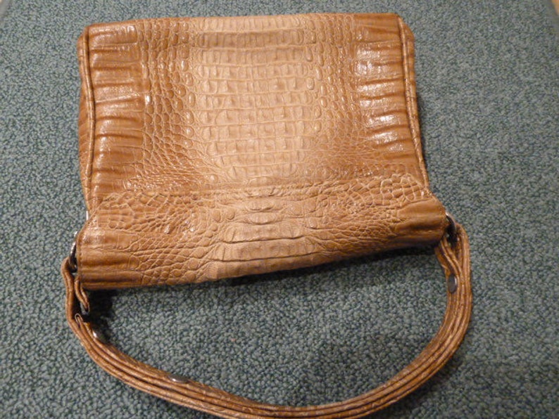 Handtasche / Kroko Vintage / Damentasche / Bild 2