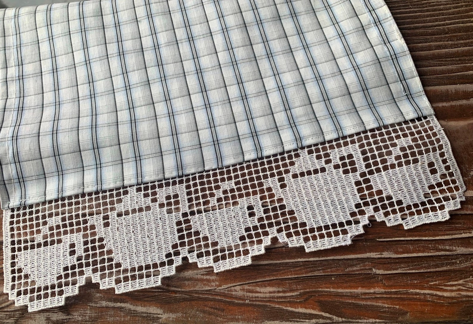 Kitchen towels embroidery designs Free standing Lace edging Etsy