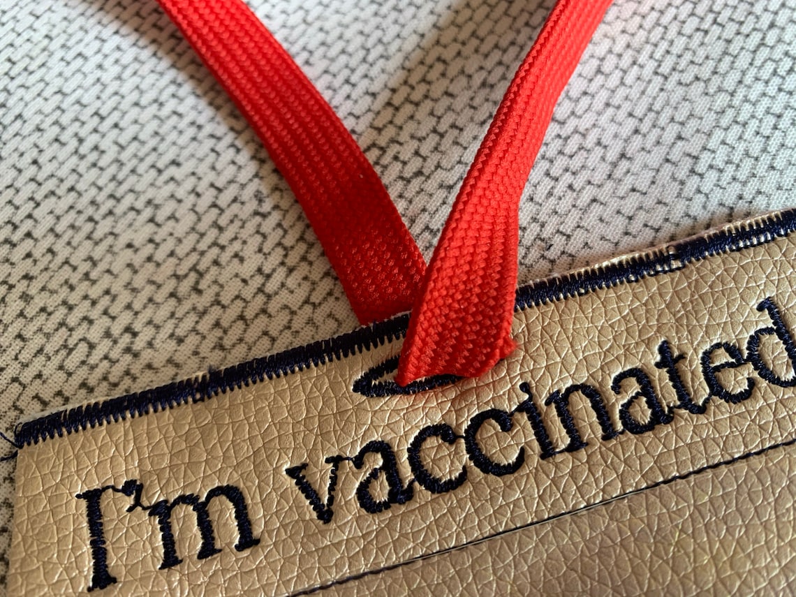 Vaccination Card Holder ITH Embroidery Design Cardholder In Etsy