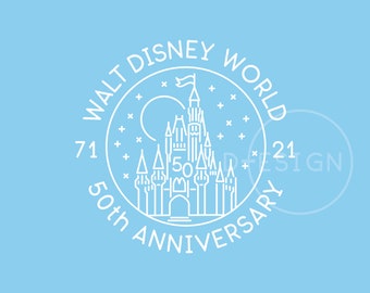 Free Free 187 Disney World 50Th Anniversary Svg SVG PNG EPS DXF File