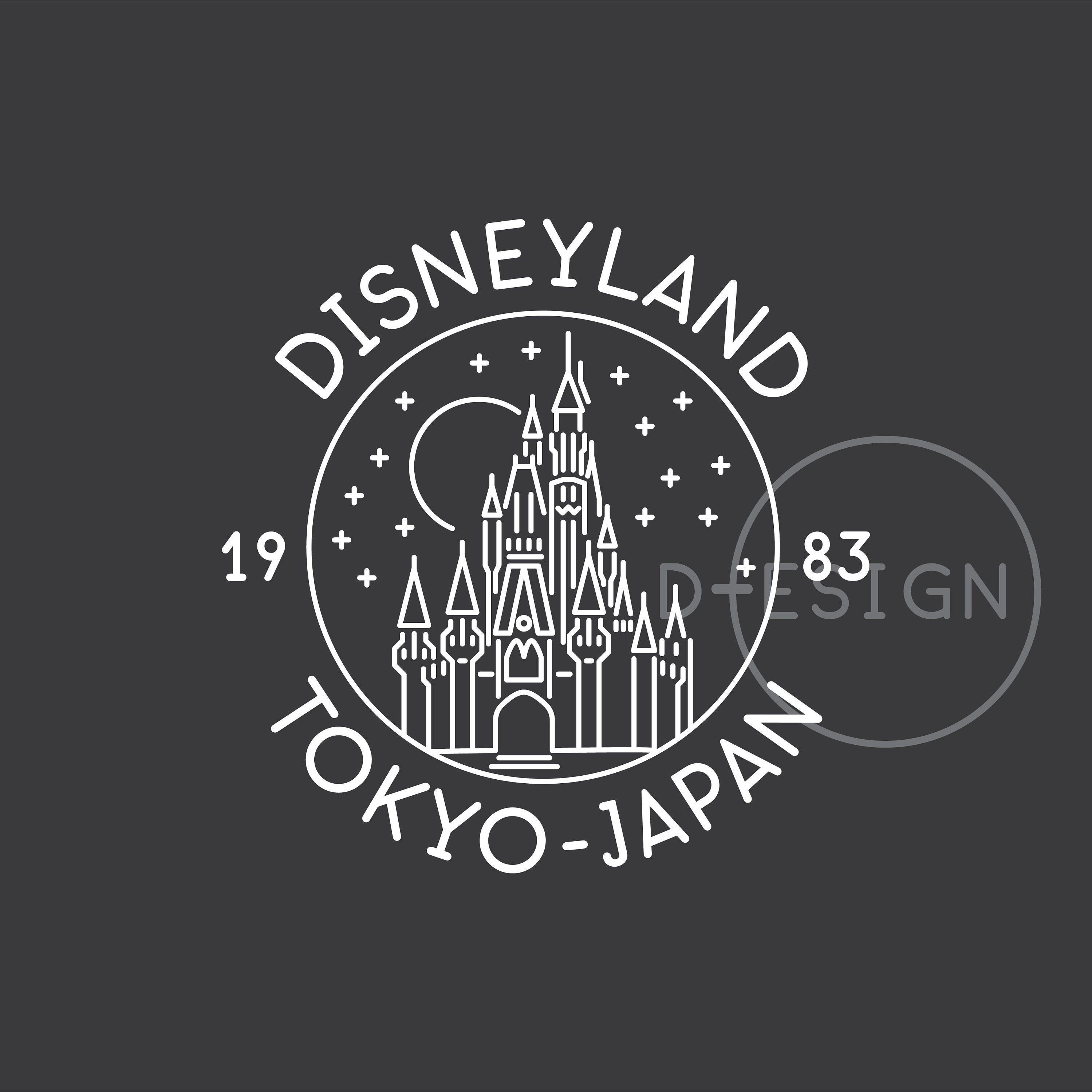 Est. 1983 Tokyo Magic Park .svg, .png, .eps, .dxf Files - Etsy