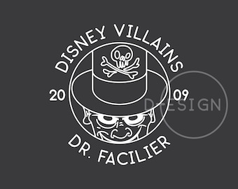Theme Park Villain Dr. Facilier .svg, .eps, .png, .dxf files