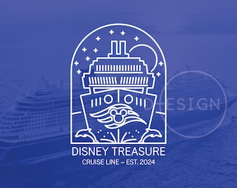 Treasure Cruise Line Est. 2024 .svg file, .dxf file, .png file, .eps file