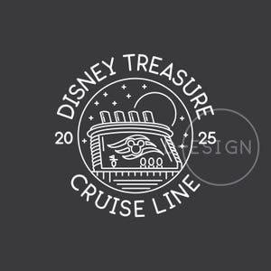2025 Treasure Cruise Line arquivo .svg, arquivo .eps, arquivo .png, arquivo .dxf