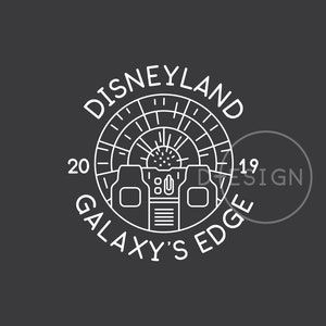2019年設立 カリフォルニア ギャラクシー パーク .svg、.eps、.png、.dxf ファイル
