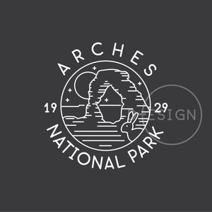 Arches National Park SVG: DIY Cut File, Vacation Shirts (Digital Download)