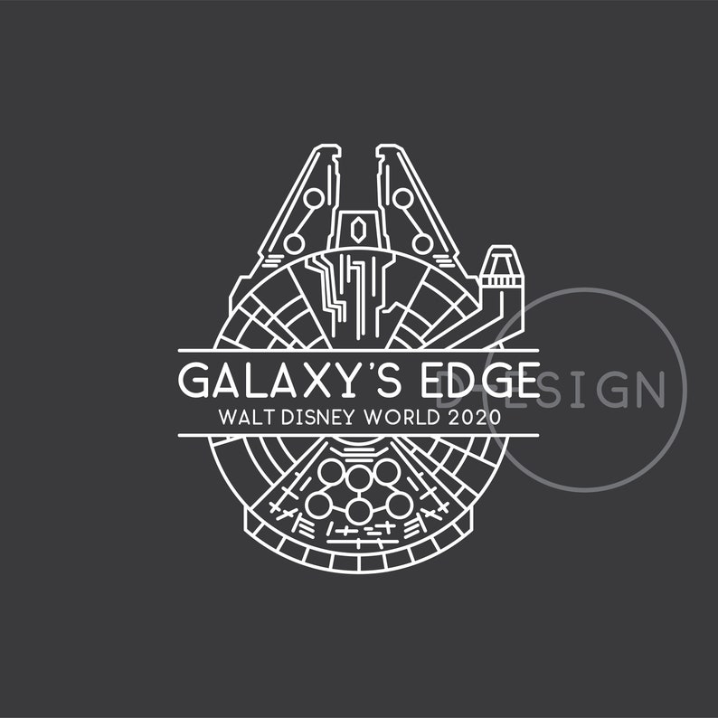 Download Walt Disney World Galaxy's Edge 2020 .svg File .eps | Etsy
