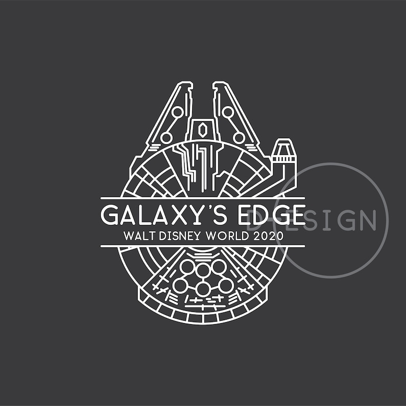 Download Walt Disney World Galaxy's Edge 2020 .svg File .eps | Etsy