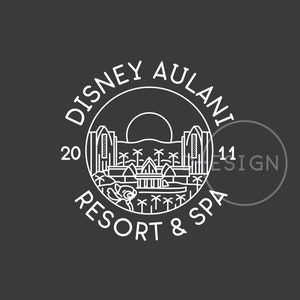 Aulani Resort & Spa Est. 2011 .eps, .dxf, .svg, .png File