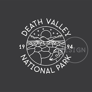 Death Valley Nationalpark Est. 1994 .svg-Datei, .dxf-Datei, .png-Datei, . eps-Datei