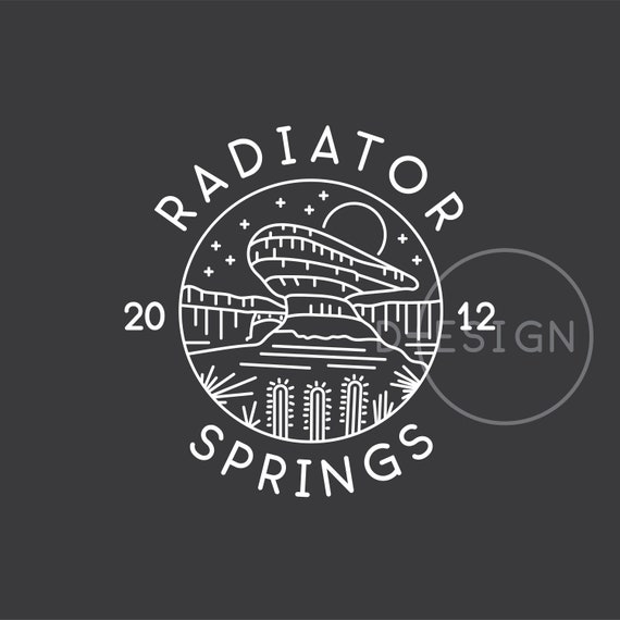 Disneyland California Adventure Radiator Springs Est 2012 Etsy