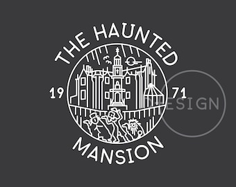 Florida Haunted Mansion Est. 1971 .svg, .eps, .png, .dxf files