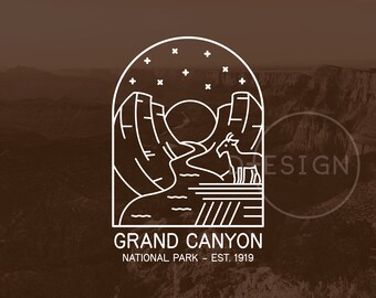 Grand Canyon National Park SVG: Vacation Shirt Design (Digital Download)