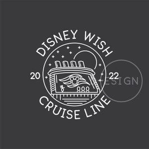 Wish Cruise Line Est. 2022 .svg file, .eps file, .png file, .dxf file