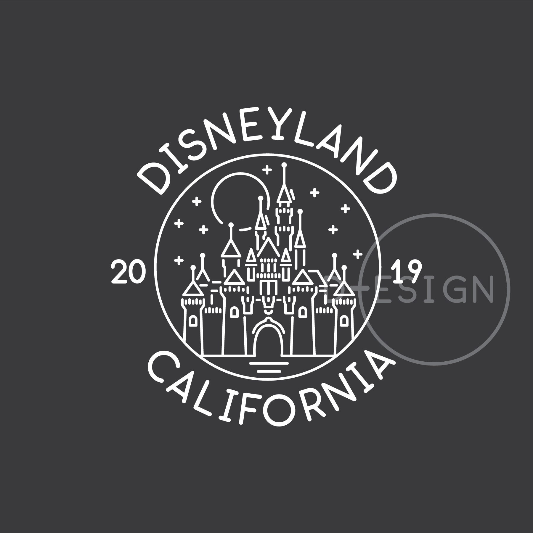 Disneyland Sign SVG