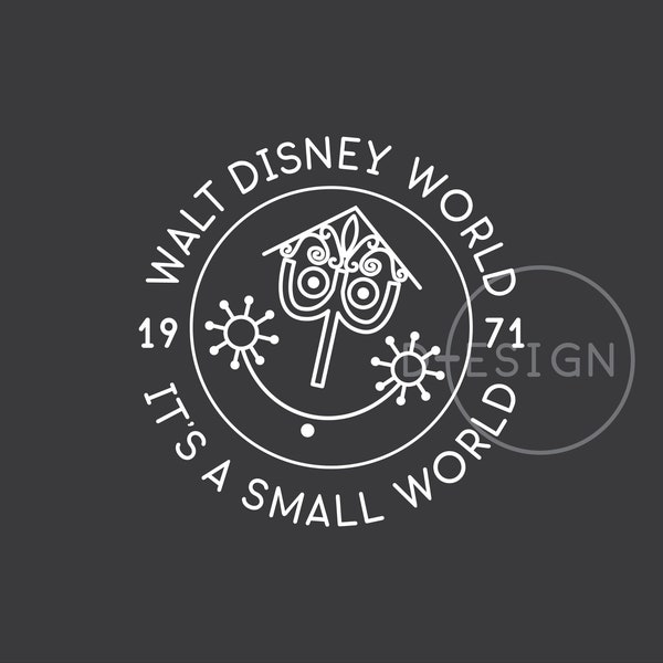 Florida It's a Small World Est. 1971 SVG EPS PNG File