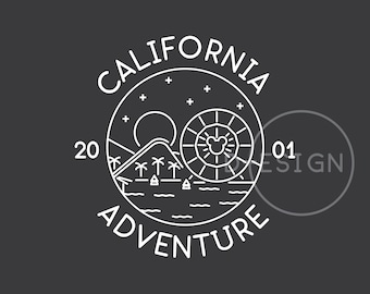 California Park Est. 2001 .svg  .eps,  .png,  .dxf