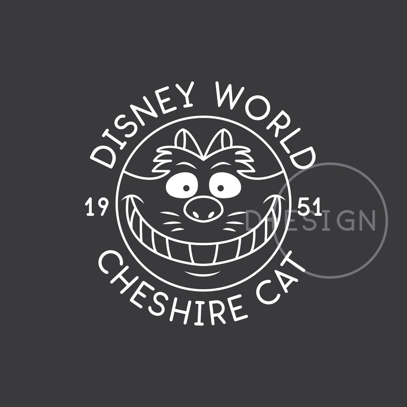 Cheshire Cat .svg Cheshire Cat .eps Disney World Halloween DIY File Disney World Cheshire Cat DIY File Cheshire Cat .png