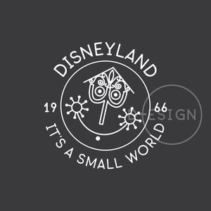 Californië Het is een Small World Est. 1966 SVG, EPS, PNG-bestand
