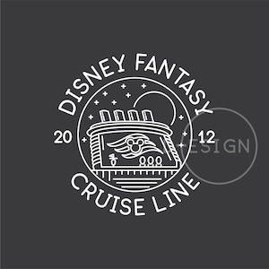 Fantasy Cruise Line Est. 2012 .svg file, .eps file, .png file, .dxf file