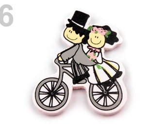 6Deko Bridal couple Wedding Groom Sticker