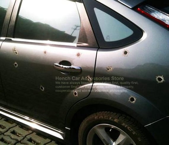 Buy Bumper Sticker Bullet Holes Tuning Car Styling Online in India