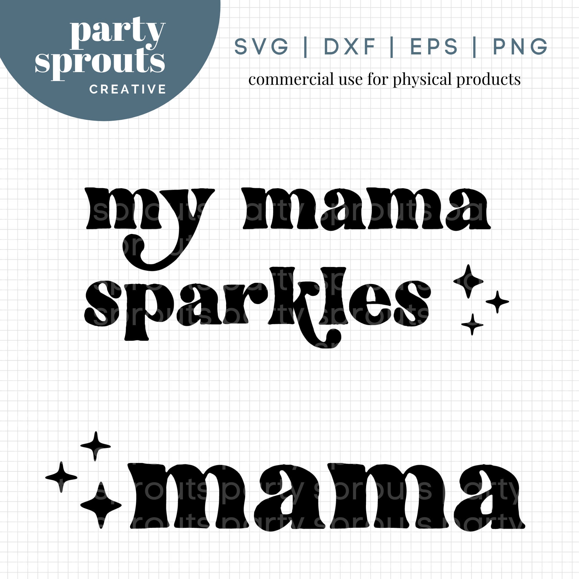 Download Mama and Mini SVG Mommy and Me SVG Mothers Day Clipart | Etsy