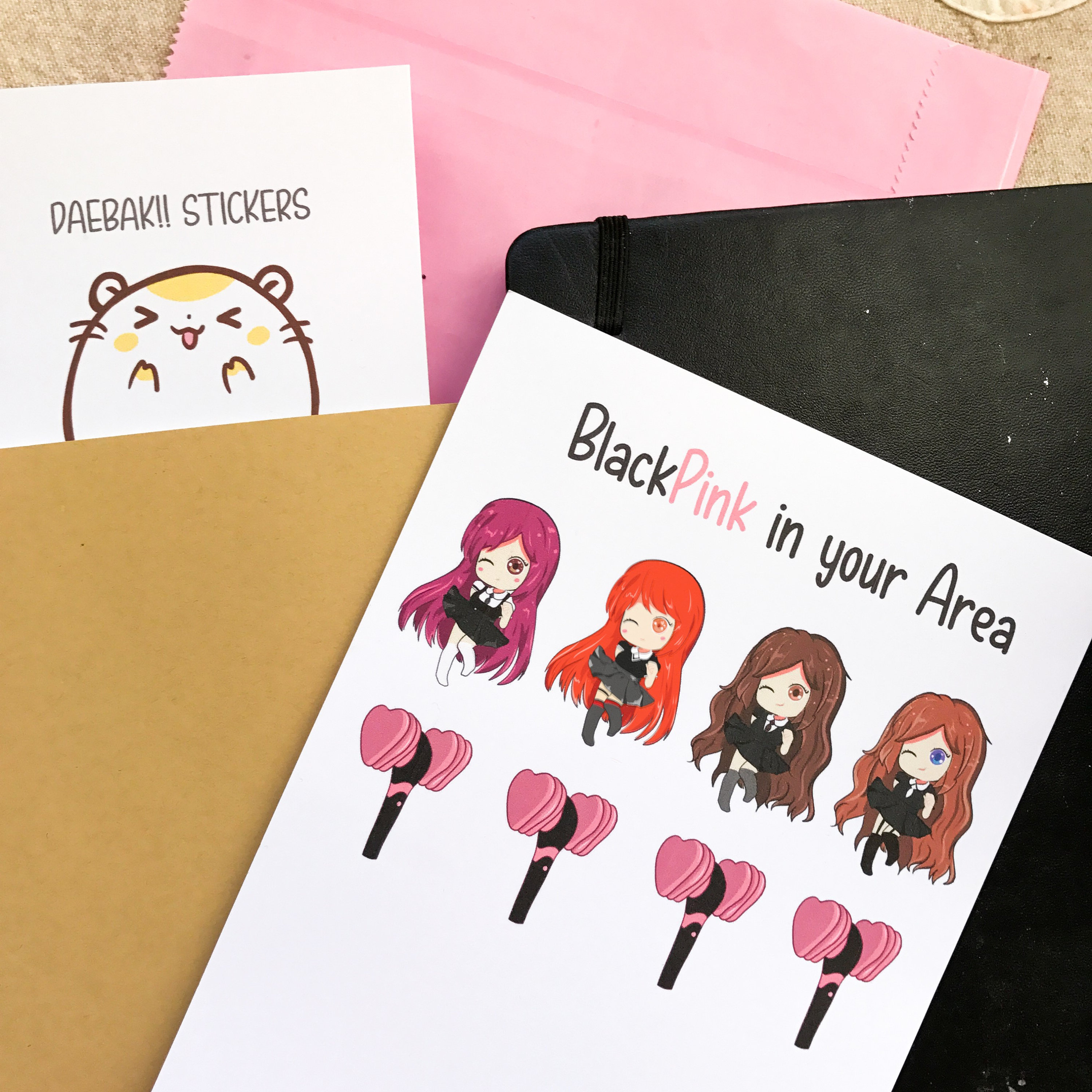 BLACKPINK SET Stickers Kpop Stationery Etsy
